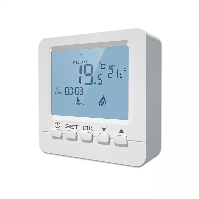 Wall-Hung Gas Boiler Heating LCD Display Smart Thermostat Temperature Controller