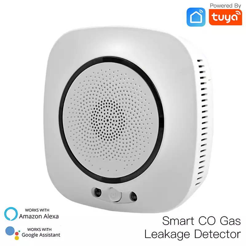 Tuya WiFi Smart CO Gas Sensor Carbon Monoxide Leakage Fire Security Detector