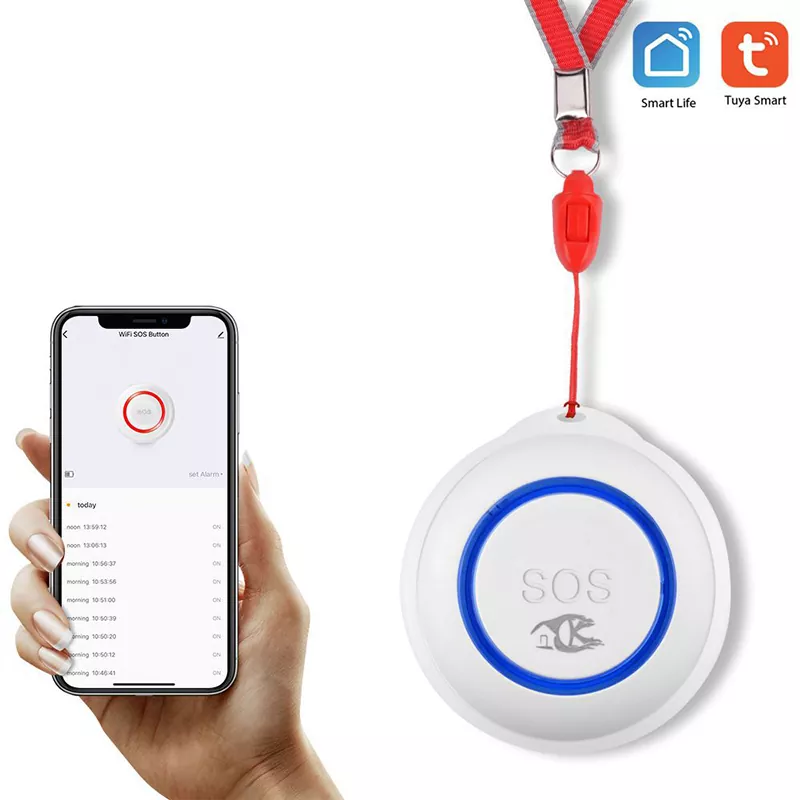 Tuya WIFI Smart SOS Emergency Button One button Alarm Call Button