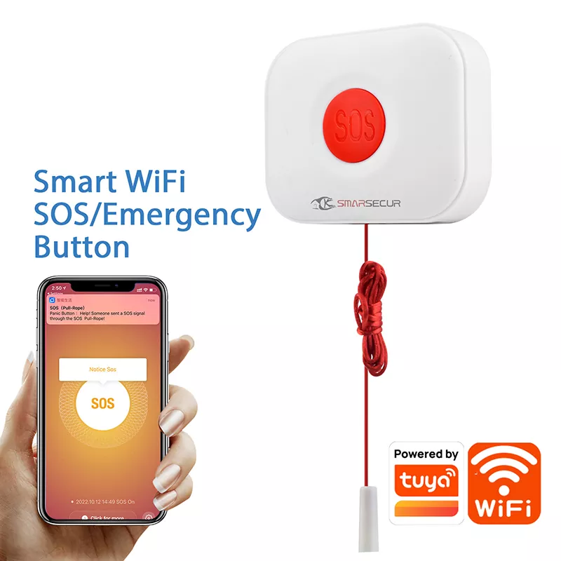 Tuya Waterproof WIFI Smart SOS Emergency Button One button Health Alert Systems