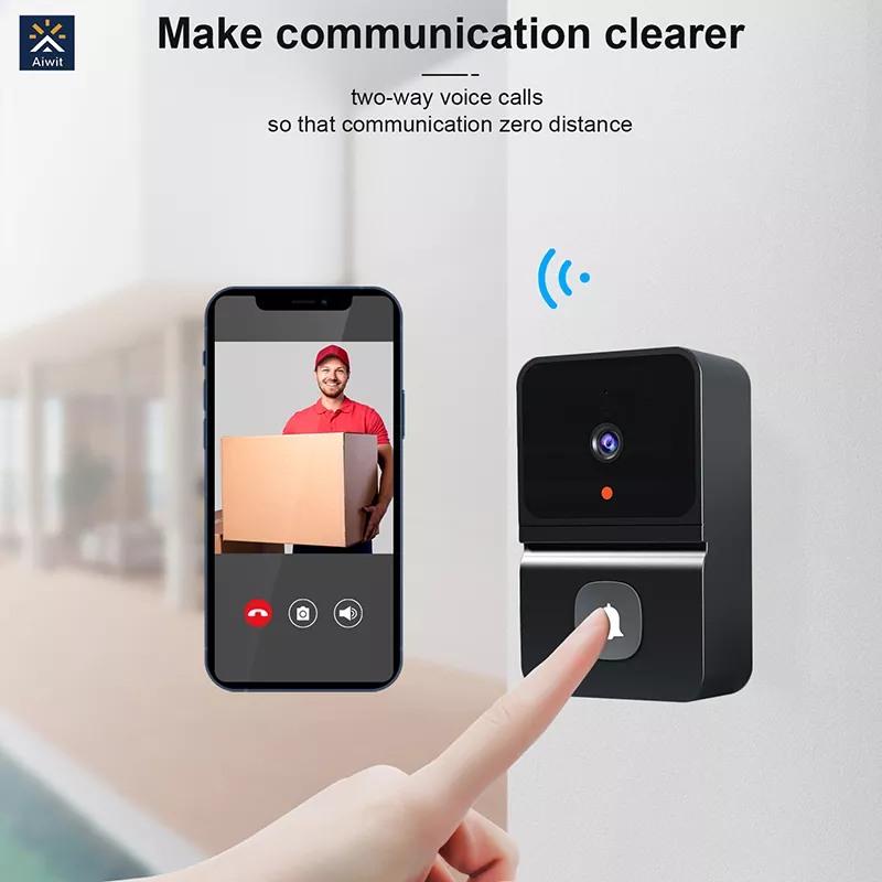 Video Intercom WIFI Smart DoorBell Night Vision Security Ring Doorbell
