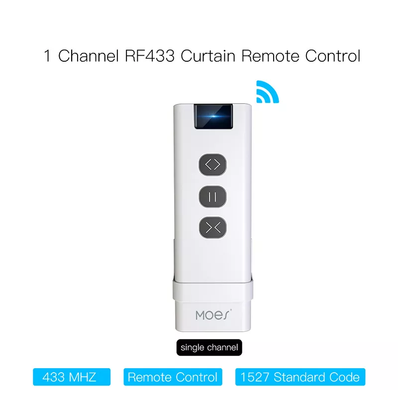 1 Channel RF433 Remote Control Wireless Curtain Switches and RF Roller Blind Modules