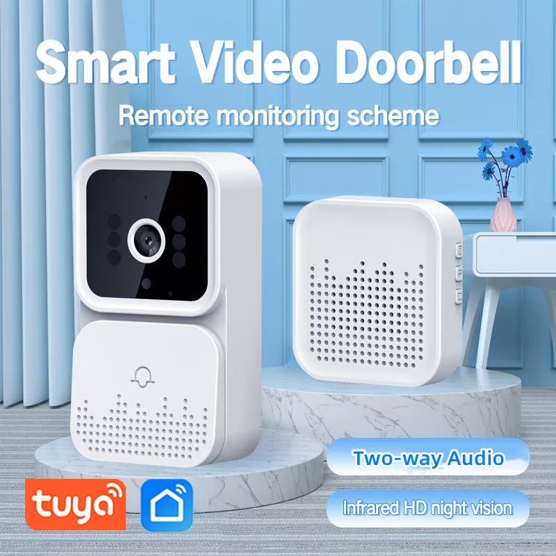 Tuya Smart Wireless Remote Video Doorbell Video Intercom WiFi Camera Smart Life Security Protection