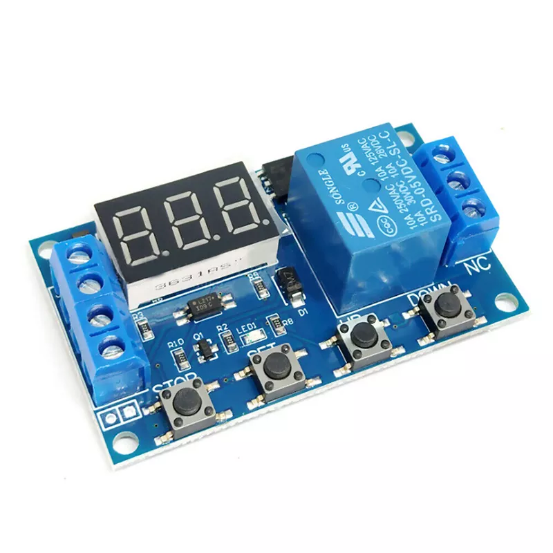 1 CH Channel Time Delay Relay Control Module DC 6-30V Digital Led Display Relais Cycle Timer Controller Board MK-1923032231-2