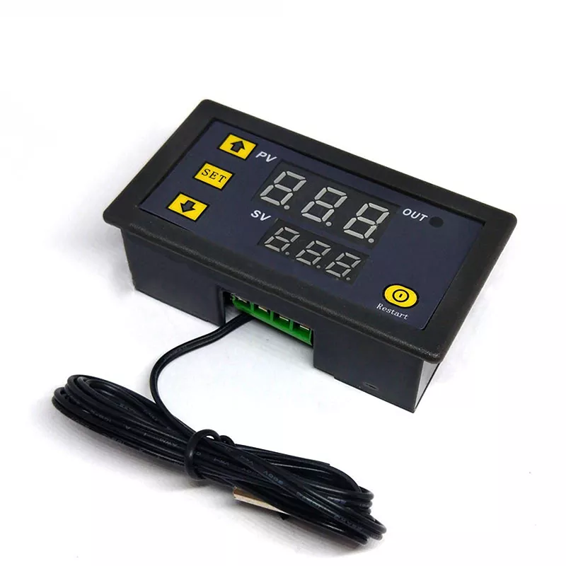 W3230 High Precision Digital Temperature Controller 12V 24V AC110-220V 20A Digital Display Thermostat Module MK-1923032264-3