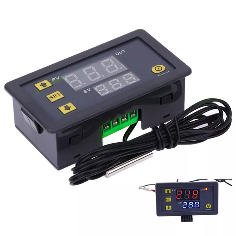 W3230 High Precision Digital Temperature Controller 12V 24V AC110-220V 20A Digital Display Thermostat Module MK-1923032264-3