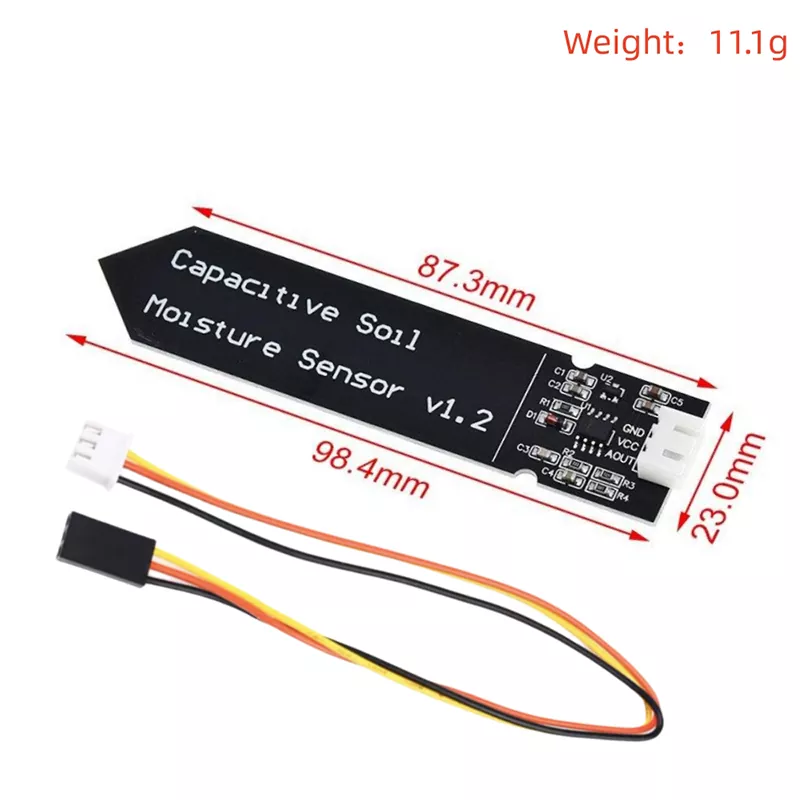 Capacitive Soil Moisture Sensor Module V2.0 Wide Voltage Anti-Corrosion With Power Cable MK-1923032292-08