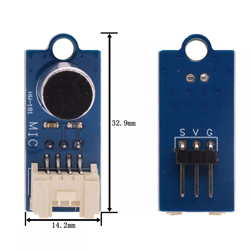 3pin/4pin Microphone Noise Decibel Sound Sensor Measurement Modules  MK-1923032344-5