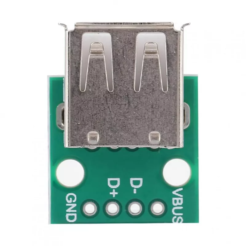 USB Type A Female Socket Board 2.54mm Pitch Adapter for DIY USB Power Supply MK-1923032348-5