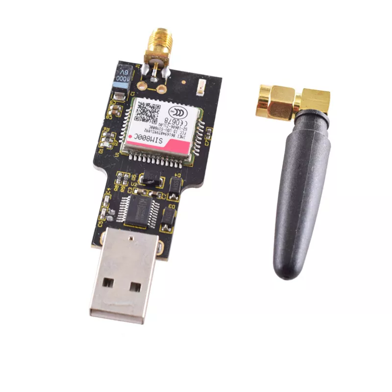 USB to GSM Module with Bluetooth Quad Band GSM GPRS SIM800 SIM800C Module With SMS Send/Receive  MK-1923032383-8