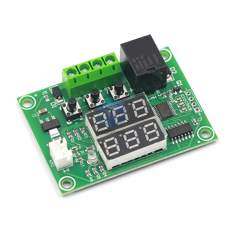 W1219 Digital Thermostat Module DC 12V Dual Display LED High Accuracy Temperature Control Switch MK-1923032415-5