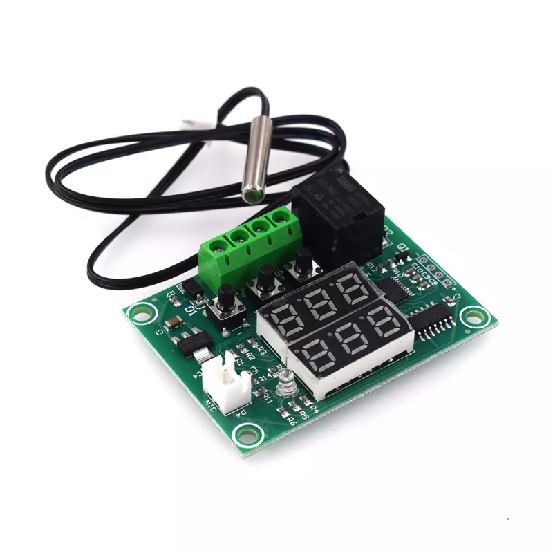 W1219 Digital Thermostat Module DC 12V Dual Display LED High Accuracy Temperature Control Switch MK-1923032415-6