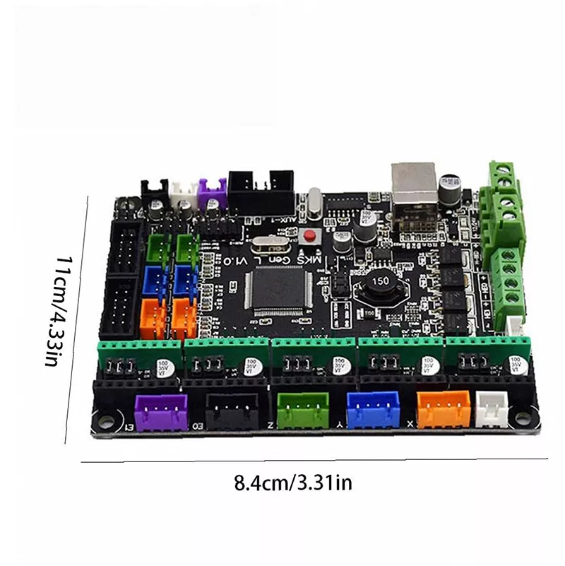 3D Printer Control Board MKS Gen-L V1.0 32Bit Mainboard Motherboard Compatible with Ramps1.4 and Mega 2560 MK-1923032433-5