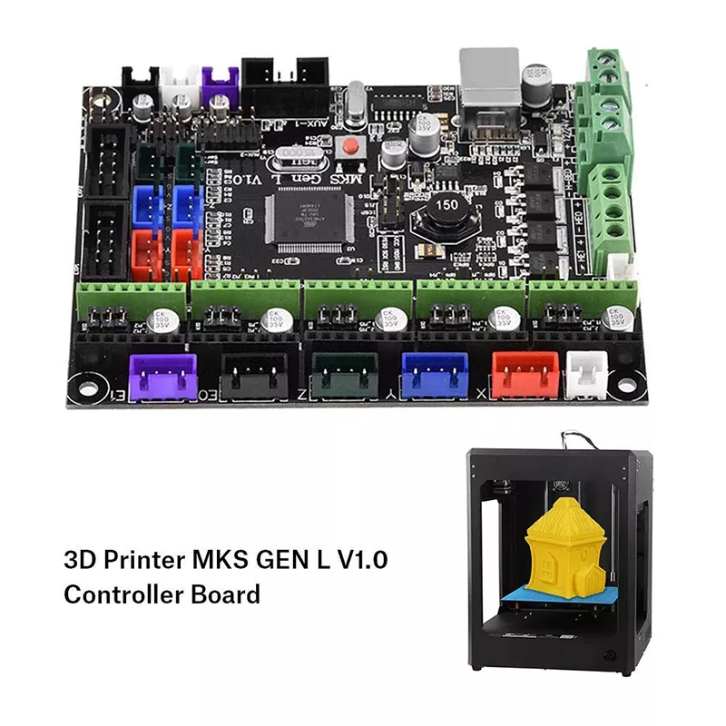 3D Printer Control Board MKS Gen-L V1.0 32Bit Mainboard Motherboard Compatible with Ramps1.4 and Mega 2560 MK-1923032433-8
