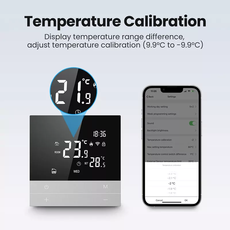 Tuya WiFi LCD Touch Smart Thermostat Energy Save Electric Floor/Heating Water/Gas Boiler Temperature Controller  MK-1923032471-17