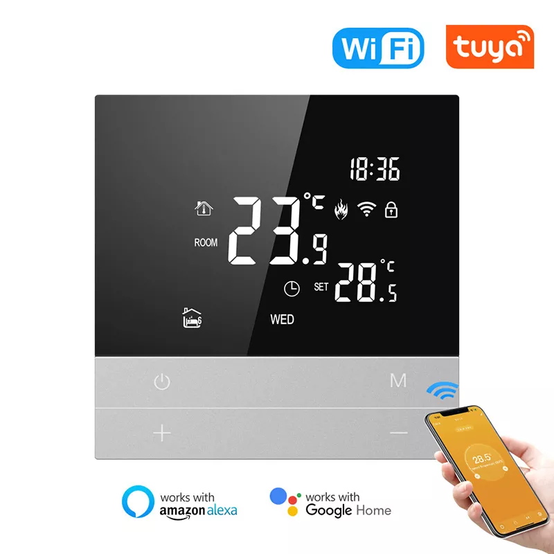 Tuya WiFi LCD Touch Smart Thermostat Energy Save Electric Floor/Heating Water/Gas Boiler Temperature Controller