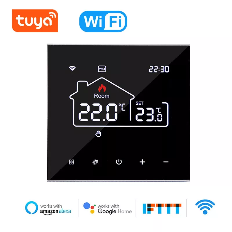 Tuya WiFi Smart Thermostat LCD Touchscreen Electric Underfloor Heating/Water Gas Boiler Temperature Controller MK-1923032496-13