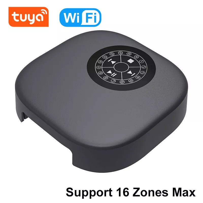Tuya WiFi + Bluetooth 16 Zones Smart Irrigation Controller EU/US/UK Standard Garden Automatic Sprinkler Controller  MK-1923032507-16