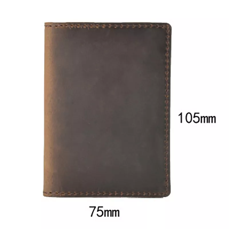 Vintage Cowhide  Leather Credit Card Holder Ultra-thin Small Card Case Driving License Bag  MK-1923032549-01